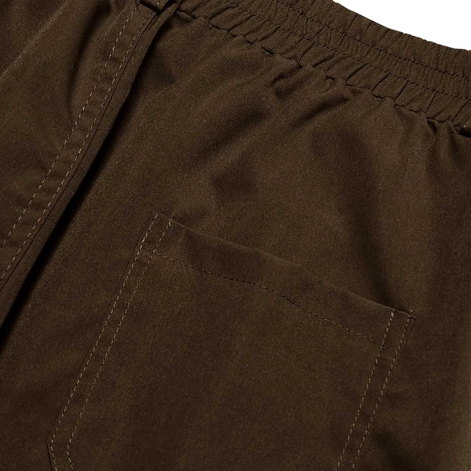 ADHOWBEW Tactical Pants Men Elastic Waist Pockets Relaxed Fit Work Construction Big and Tall Joggers