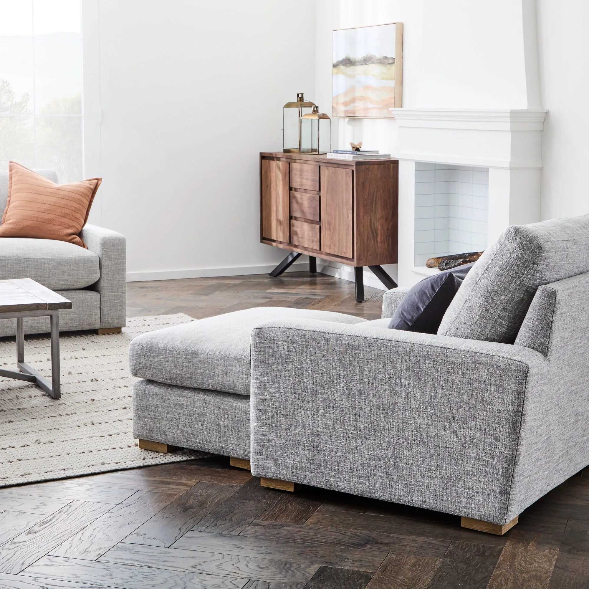 Alder Collection Chair Cloud Gray