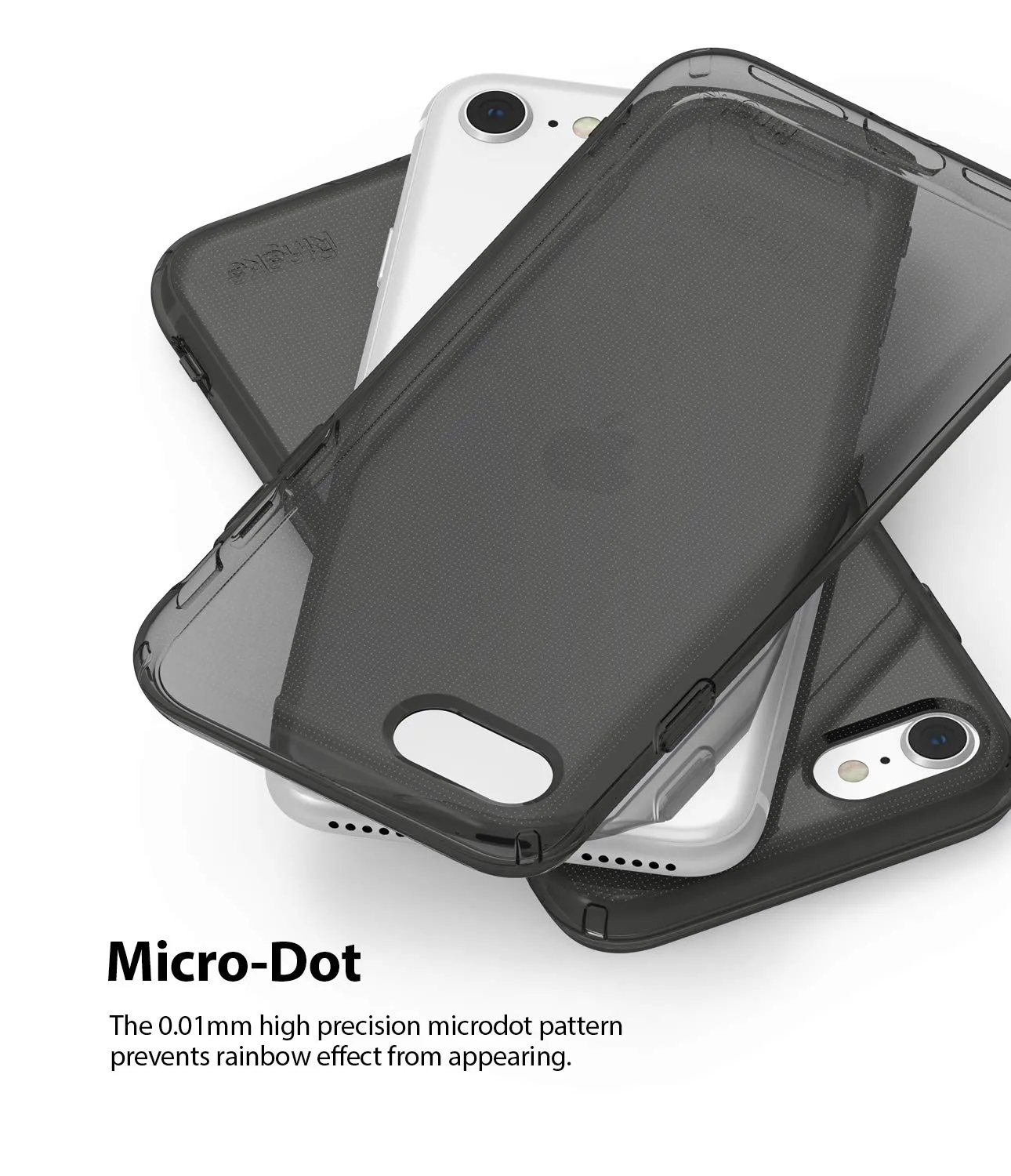 Apple iPhone SE (2nd generation) Back Cover Case | Air - Smoke Black