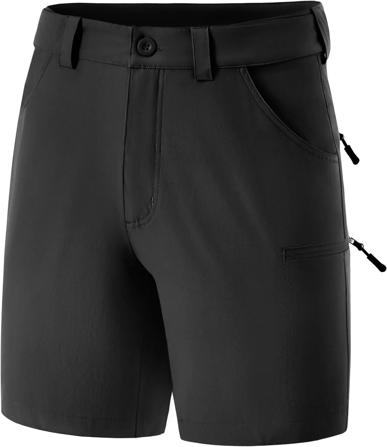 FitsT4 Sports Men's Hiking Cargo Shorts 7 Inch Inseam Quick Dry Outdoor Golf Shorts Casual Work Fishing with 6 Pockets