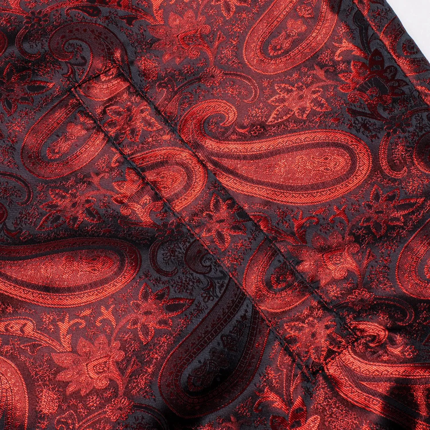 Hi-Tie Paisley Jackets for Men Lightweight Windbreaker Jacket Zipper Coat with Pockets