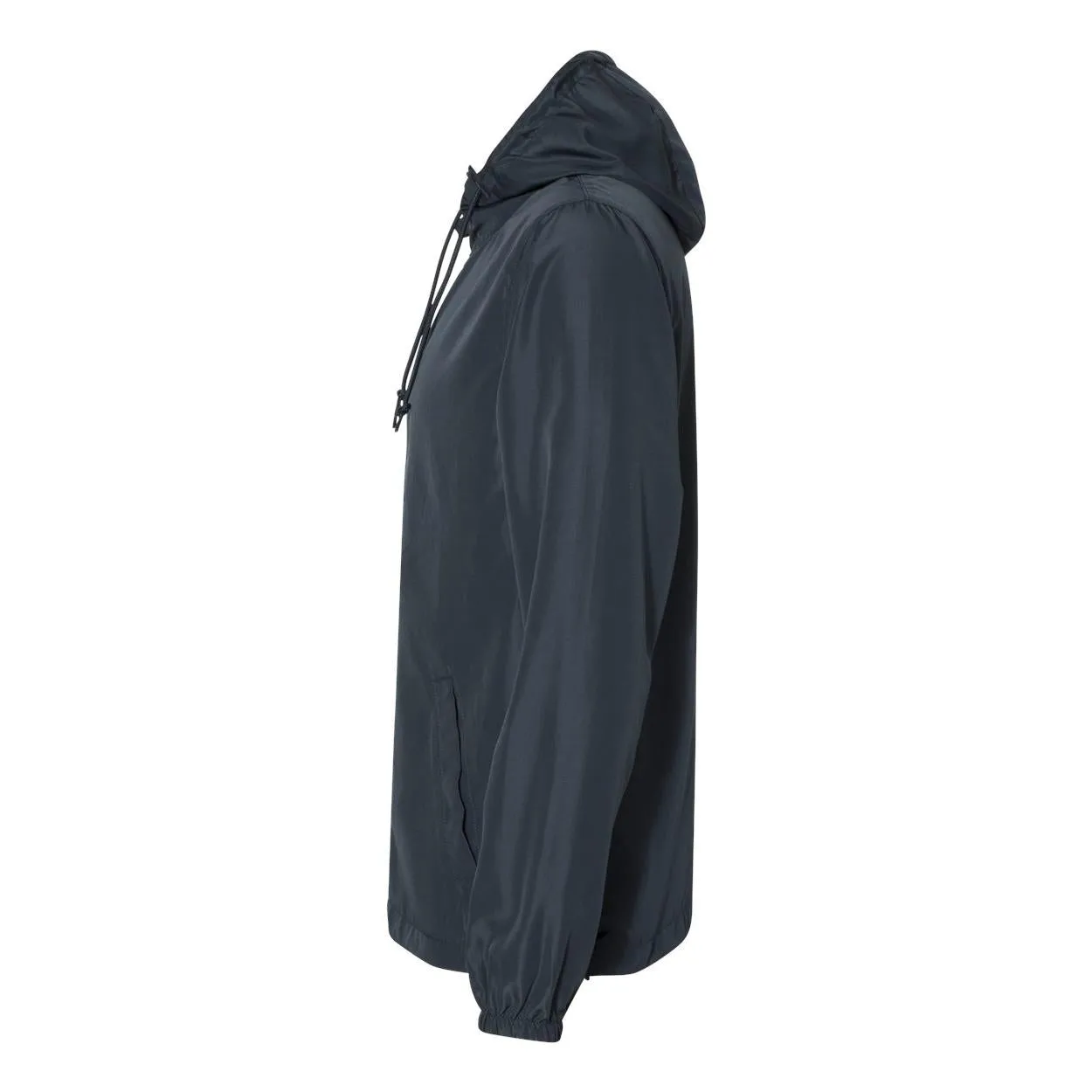 Independent Trading Co. Unisex Lightweight Windbreaker Full-Zip Jacket Classic Navy