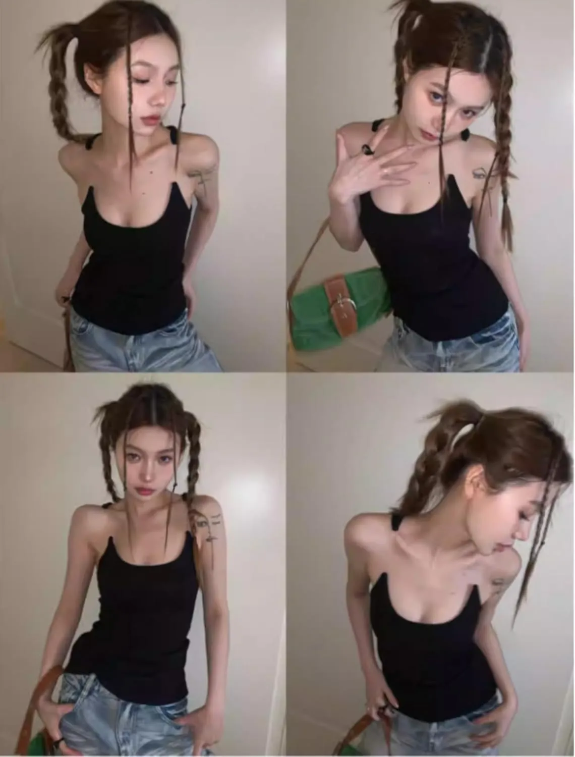 Invisible Strap Tank Tops Y2k Aesthetic Sexy Tank Tops for Women Thin Strap Tank Tops
