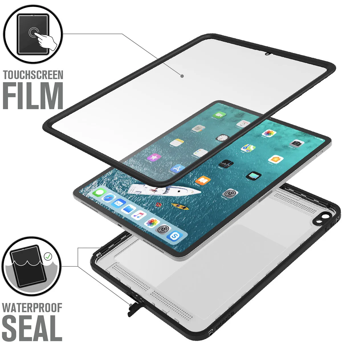 iPad Pro (Gen 3), 12.9" - Waterproof Case