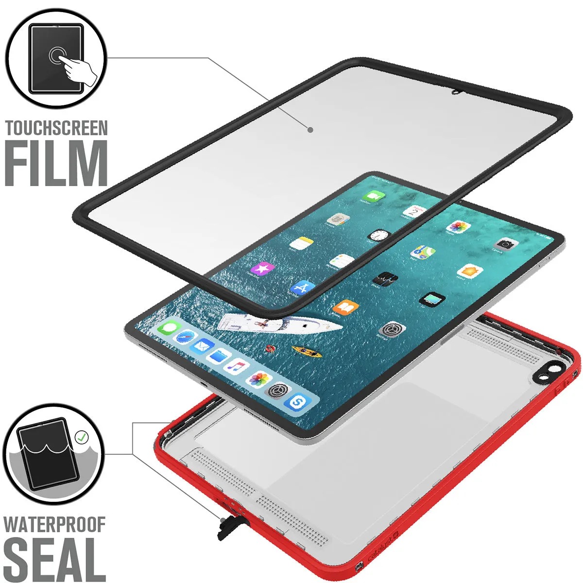 iPad Pro (Gen 3), 12.9" - Waterproof Case
