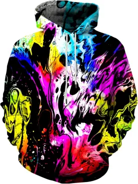 Linnhoy Unisex 3D Printed Hooded Sweatshirt Casual Pullover Hoodie with Big Pockets
