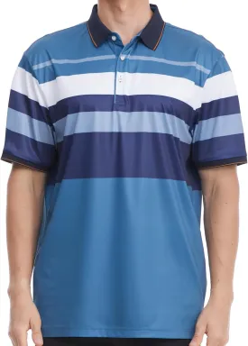 Mens Polo Shirts Short Sleeve Golf Shirt Moisture Wicking Dry Fit Casual Stylish Polo Shirt for Men