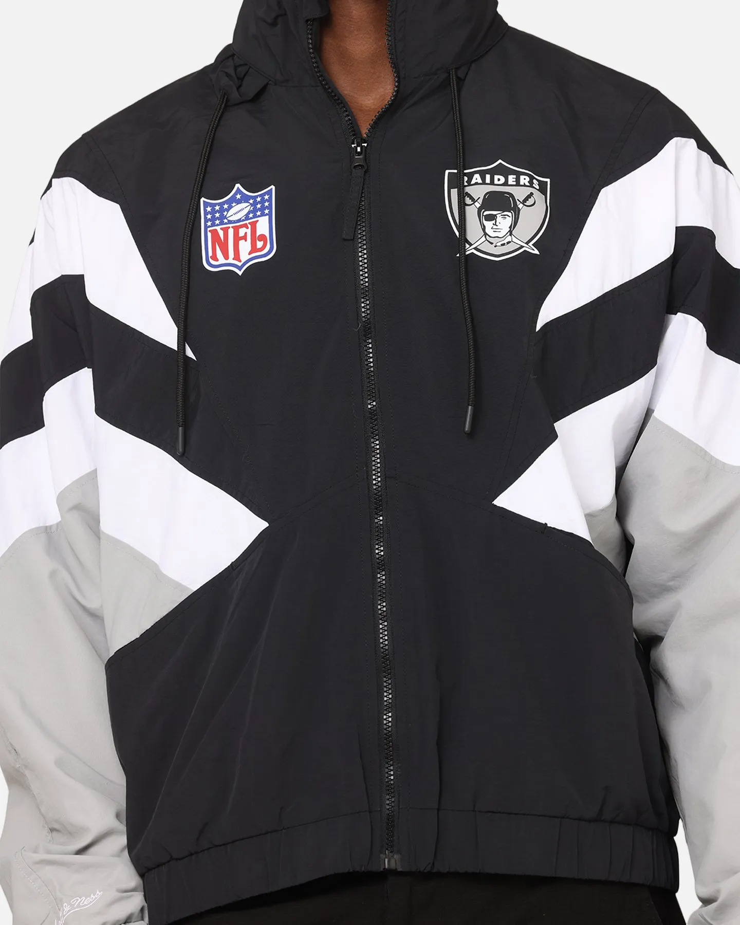 Mitchell & Ness Las Vegas Raiders Spray Jacket Black/Grey