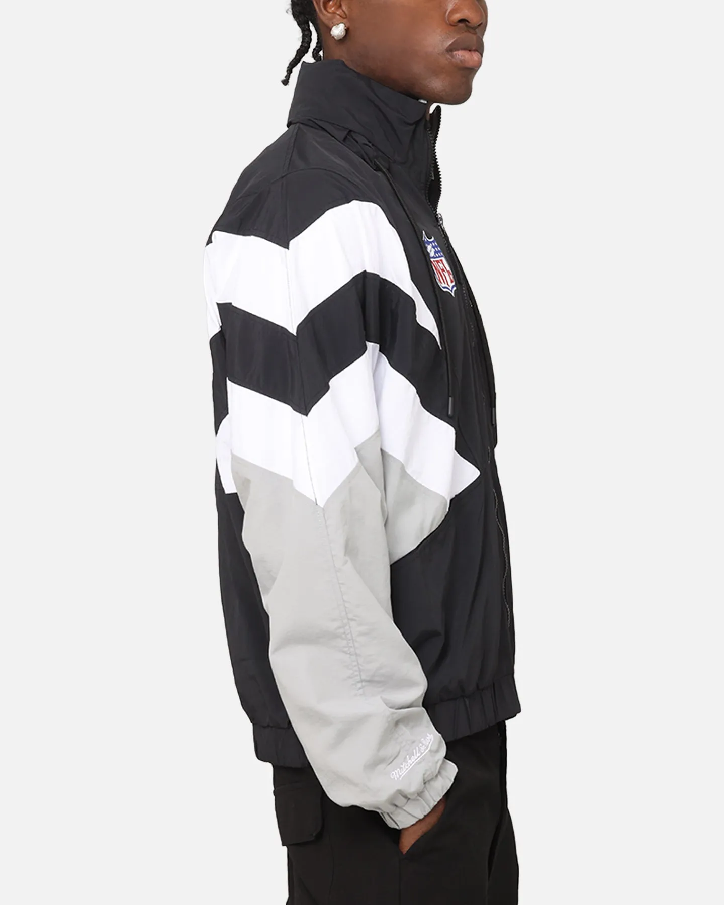 Mitchell & Ness Las Vegas Raiders Spray Jacket Black/Grey