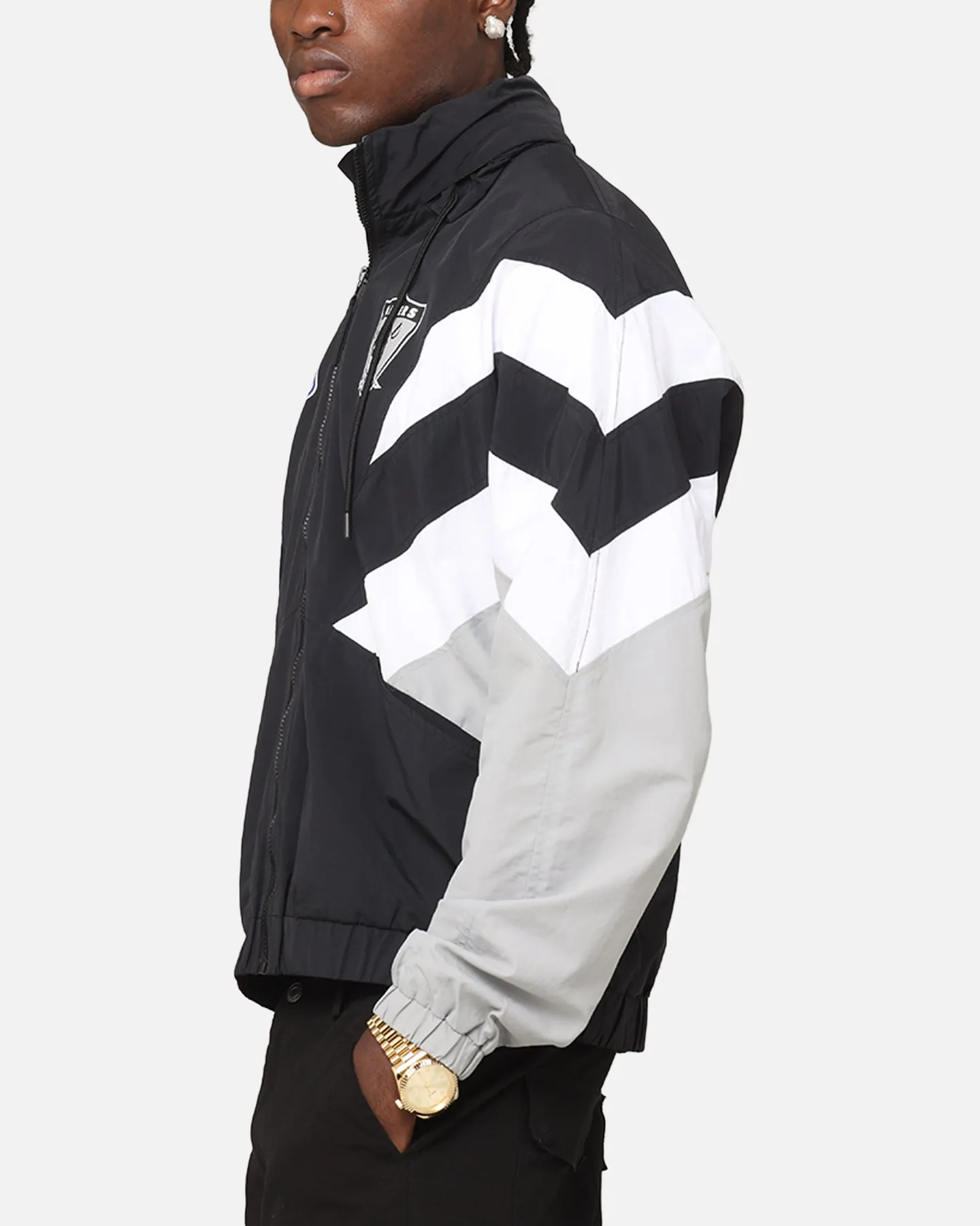 Mitchell & Ness Las Vegas Raiders Spray Jacket Black/Grey