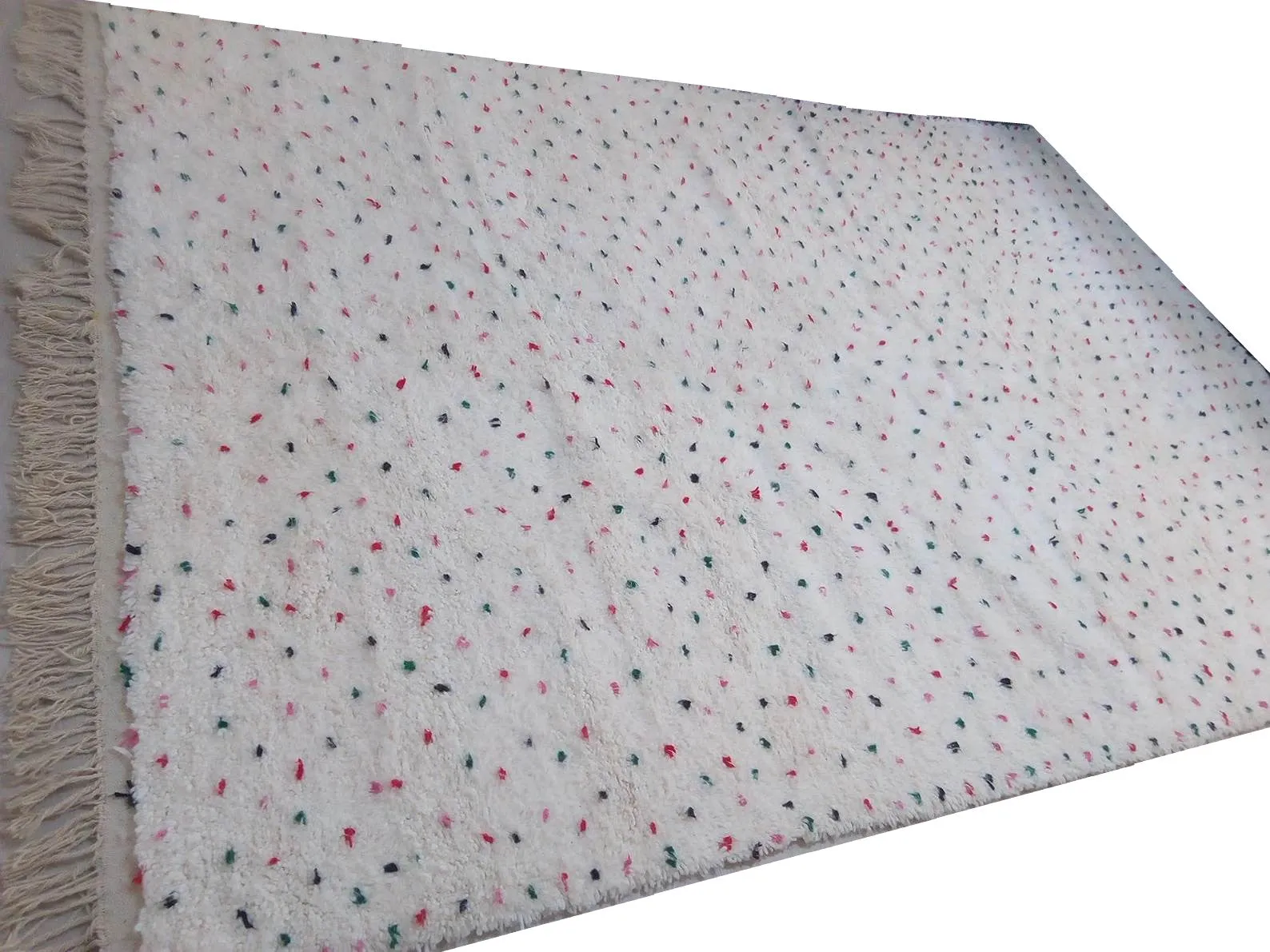 Moroccan Colored Polka Dot Rug