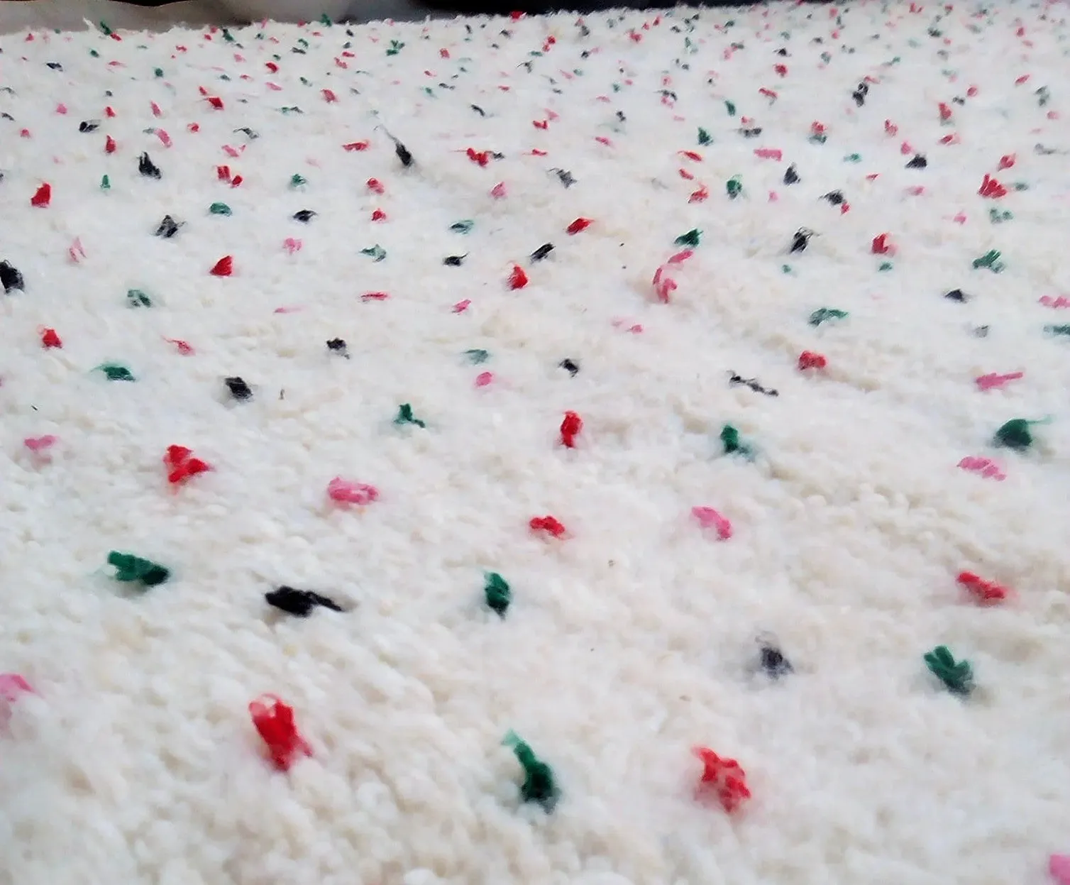 Moroccan Colored Polka Dot Rug