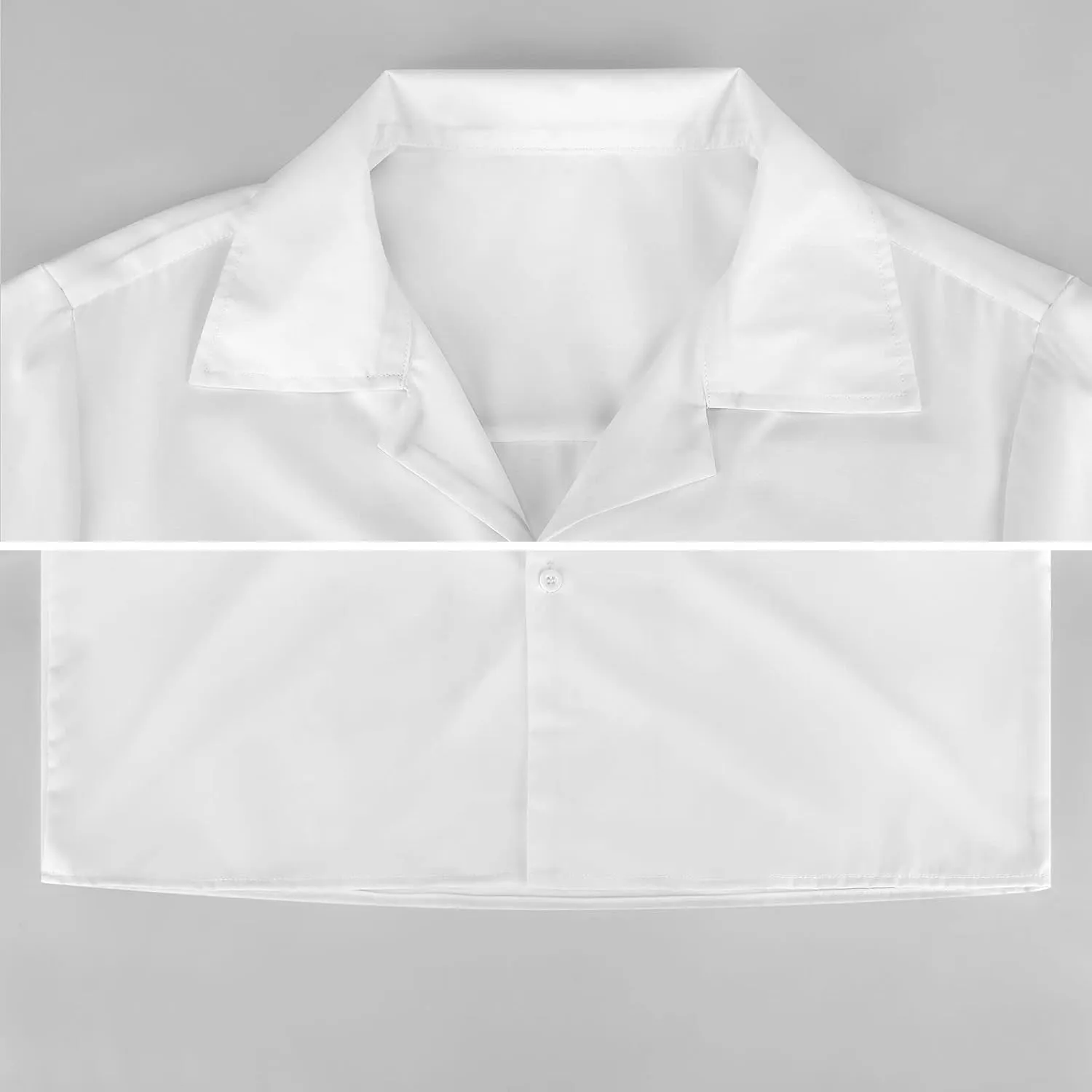 Red Flower and White Daisy Print Cuban Collar Shirt Classic Design for Comfort and Style