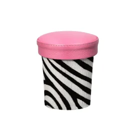 Regency Dice Cup in Zebra Print