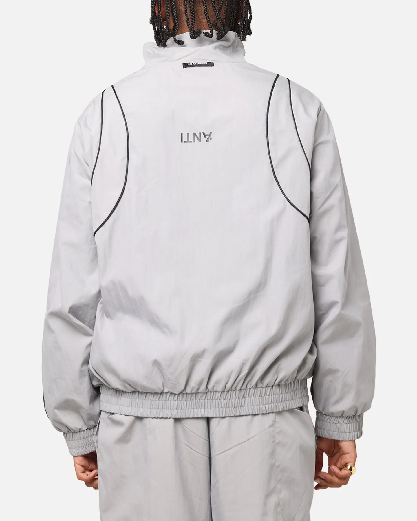 The Anti Order Stereo Nylon Track Jacket Grey