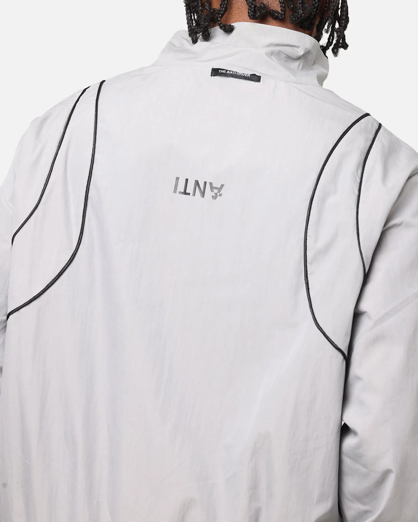 The Anti Order Stereo Nylon Track Jacket Grey