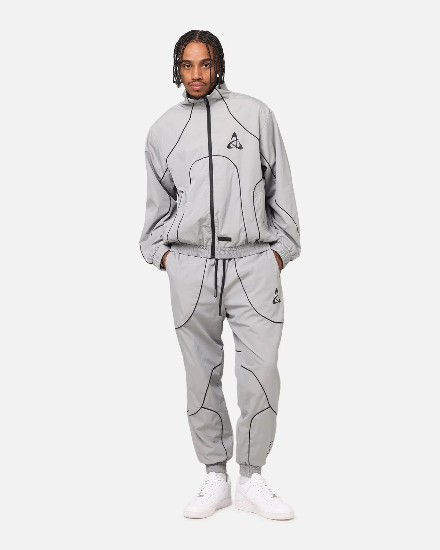 The Anti Order Stereo Nylon Track Jacket Grey