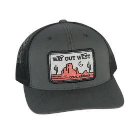 Way Out West Curved Trucker