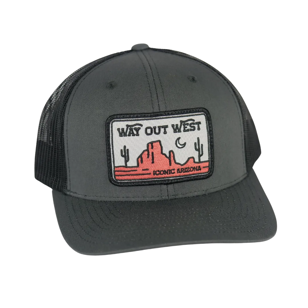 Way Out West Curved Trucker