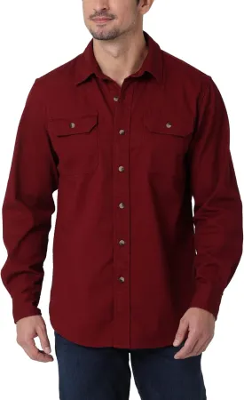 Wrangler Authentics Men's Long Sleeve Classic Woven Shirt