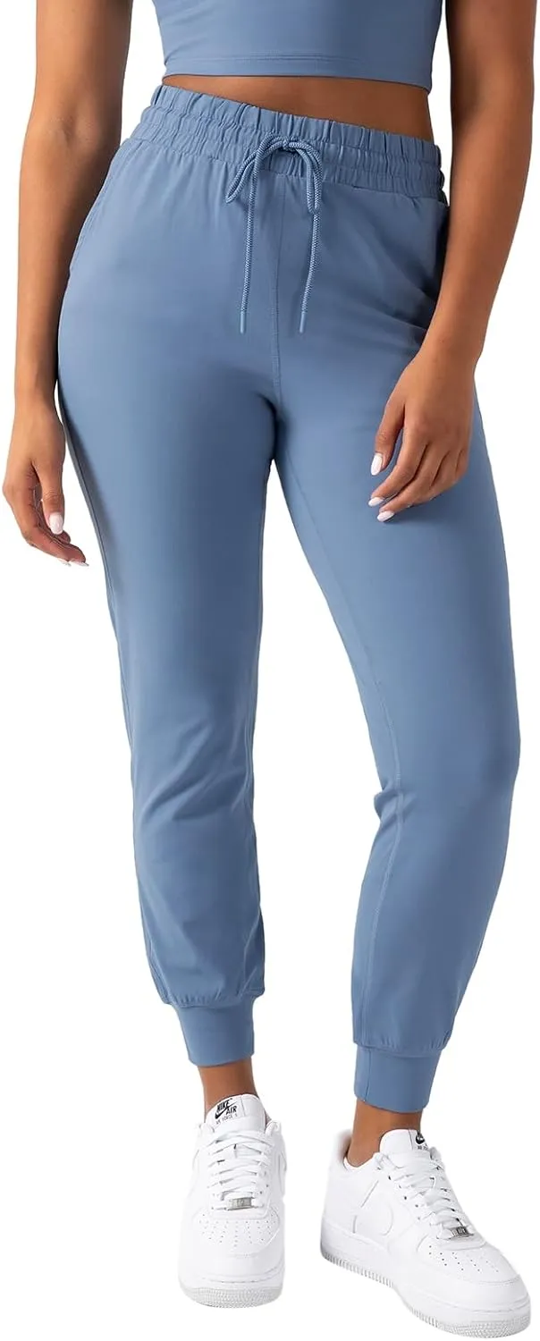 YITTY Active Women's Ultraluxe High-Waist Jogger Pant, Athleisure, Draw-String, Breathable, Pockets